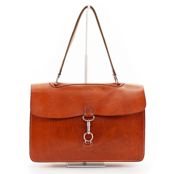 Dooney & Bourke Handbags - Dooney & Bourke Brown Leather Satchel Purse